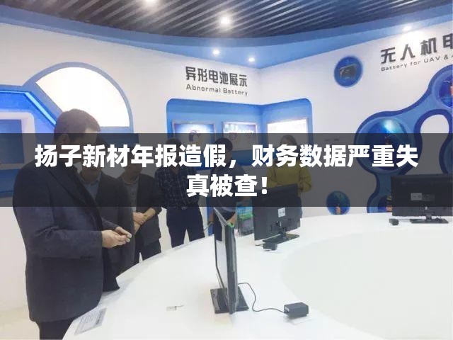 扬子新材年报造假，财务数据严重失真被查！