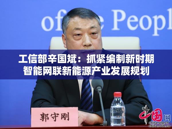 工信部辛国斌：抓紧编制新时期智能网联新能源产业发展规划